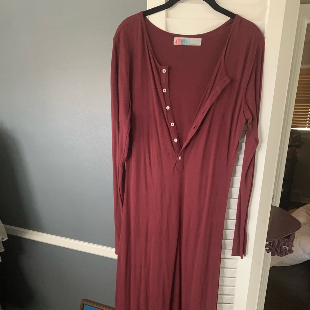 Free People Henley Maxi - Medium